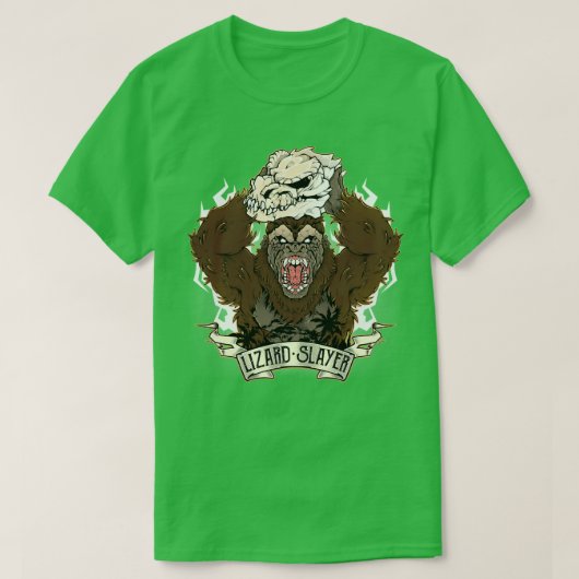 T-shirt Lizard Slayer (Design devant)