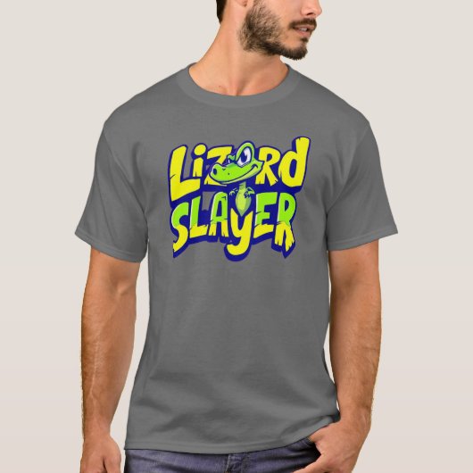 T-shirt Lizard Slayer (Devant)