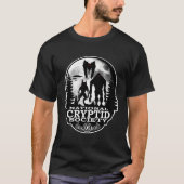 T-shirt Lizardman; Bipedal Reptilide Lizard Cryptid Mo (Devant)