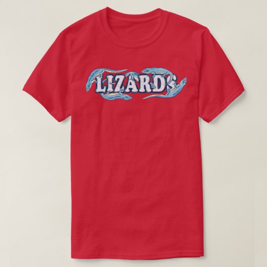 T-shirt Lizards bleus (Design devant)