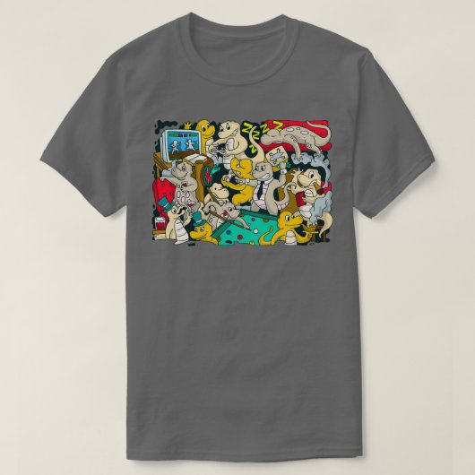 T-shirt Lizards Salon (Design devant)