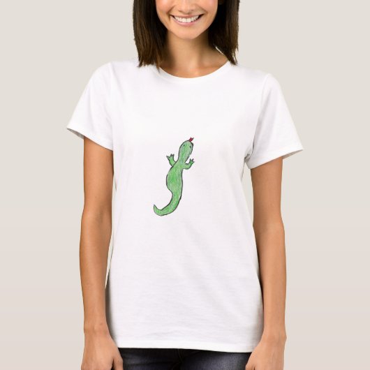 T-shirt Lizzard Vert (Devant)
