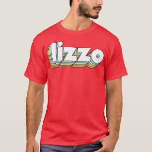 T-shirt Lizzo Retro Typographie arc-en-ciel style défraîch
