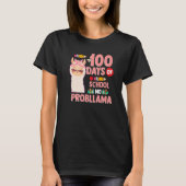 T-shirt Llama 100 Days of School Gift No Probllama Teacher (Devant)