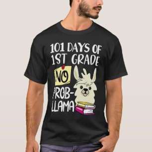 T-shirt Llama & Alpaca 101 jours de 1re année sans problè