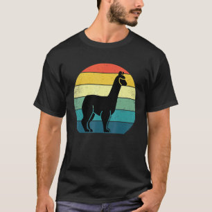 T-shirt Llama Alpaca Animal Rétro Vintage 70s 80s Esthétiq