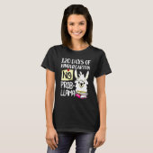 T-shirt Llama & Alpaca Lovers 120 Days of Kindergarten No  (Devant entier)
