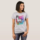 T-shirt Llama arc-en-ciel (Devant entier)