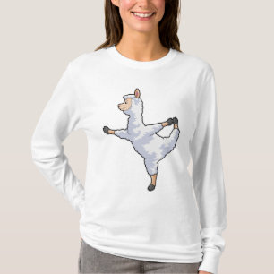 T-shirt Llama at yoga