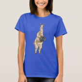 T-shirt Llama Bowling Bowling (Devant)
