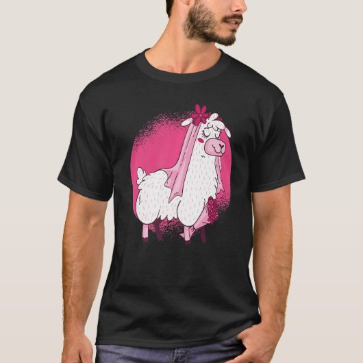 T-shirt Llama Bride (Devant)