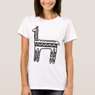 T-shirt Llama-BW