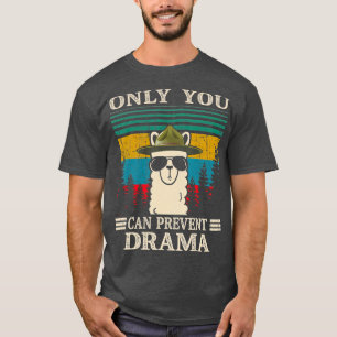 T-shirt Llama Camping Vous Pouvez Empêcher Les Dons De Dr