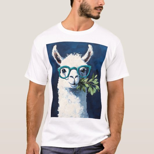 T-shirt Llama Chic Intelligent (Devant)