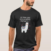 T-shirt Llama Christian No Prob Llama Dieu en contrôle Bib (Devant)
