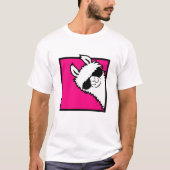 T-shirt Llama Cool Peeking Sunglasses Furry Alpaca Fun (Devant)