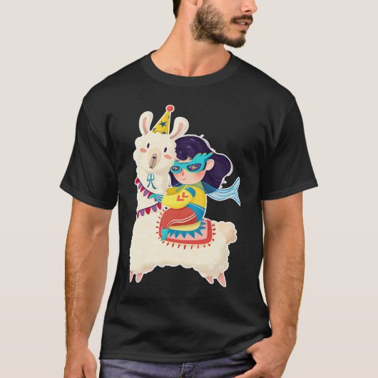 T-shirt Llama Cute Style Alpaca Graphisme Plus Taille 1 (Devant)