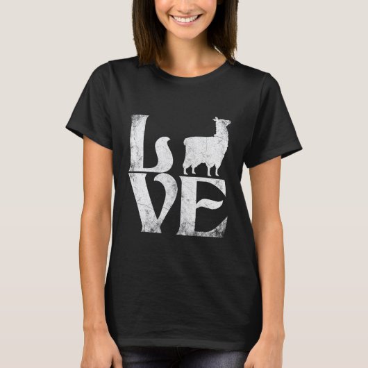 T-shirt Llama d'amour (Devant)