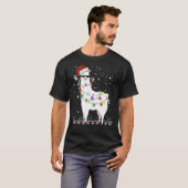 T-shirt Llama de Noël - Alpaca Arbre de Noël Classique T- (Devant entier)
