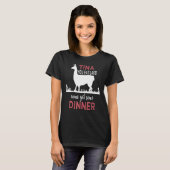 T-shirt Llama Dit Tina You Fat Lard Alpaca 1 (Devant entier)