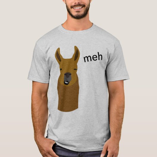 T-shirt Llama Drôle Face (Devant)