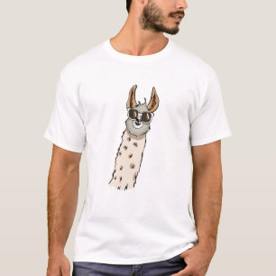 T-shirt Llama élégant avec des tons