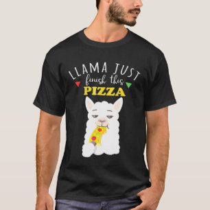 T-shirt Llama Finit Ce Pistolet À Pizza
