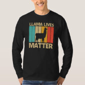 T-shirt Llama For Men Women Alpaca Farming Zookeeper Peruv (Devant)