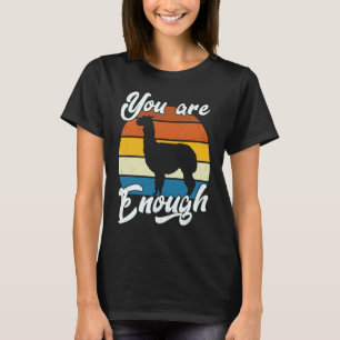 T-shirt Llama Funny Cute Retro Style Alpaca Graphisme Plus