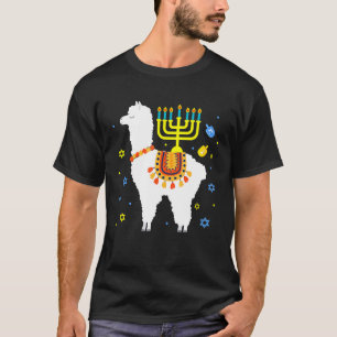 T-shirt Llama Hanoukka Happy Hanoukka Llama Lover Chanukah