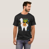 T-shirt Llama Hanoukka Happy Hanoukka Llama Lover Chanukah (Devant entier)
