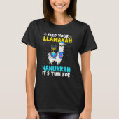 T-shirt Llama Hanukkah Costume Alpaca Chanukah Feed Your L (Devant)