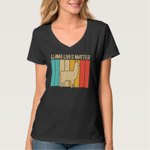 T-shirt Llama Hommes Femmes Llama Ferme Animal