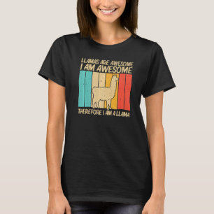 T-shirt Llama Hommes Femmes Llama Ferme Animal