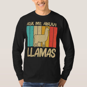 T-shirt Llama Hommes Femmes Llama Ferme Animal