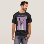 T-shirt Llama Hug Concessionnaire Humour Pun Graphique Adu (Devant entier)