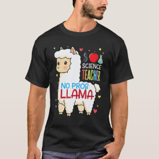 T-shirt Llama Joyeux Retour à l'école Jour Enseignant de S