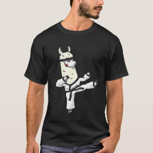 T-shirt Llama Karate Enseignant Taekwondo Sensei Idée Love