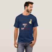 T-Shirt llama le garder simple (Devant entier)