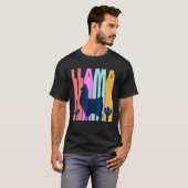 T-shirt Llama Llama Pérou coloré (Devant entier)