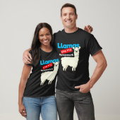 T-shirt Llama Llamas Ont Mangé Mon Devoir (Unisexe)