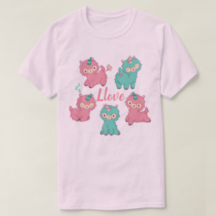 T-shirt Llama Love
