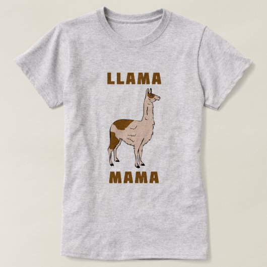 T-shirt Llama maman (Design devant)