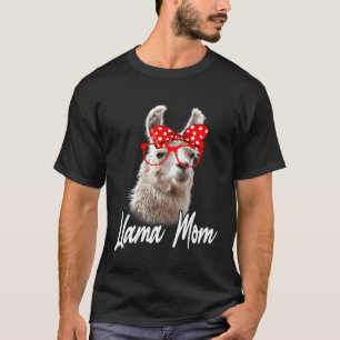 T-shirt Llama maman maman Llama amoureux Noël