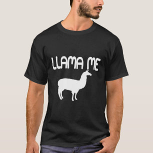T-shirt Llama Me Appellez-Moi Branché