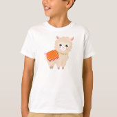 T-shirt Llama mexicaine, Llama mignonne, Alpaca mignonne,  (Devant)