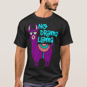 T-shirt Llama Mignon Sans Drame Pour Llama
