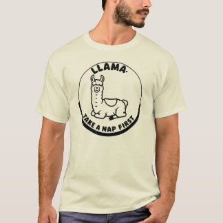 T-shirt Llama Nap sagesse