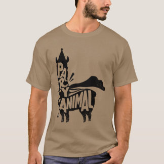 T-shirt Llama Party Animal vintage