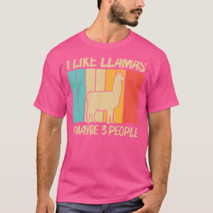 T-shirt Llama pour hommes femmes lama animal de ferme